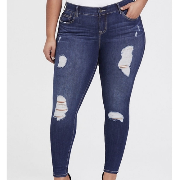 torrid bombshell skinny jeans